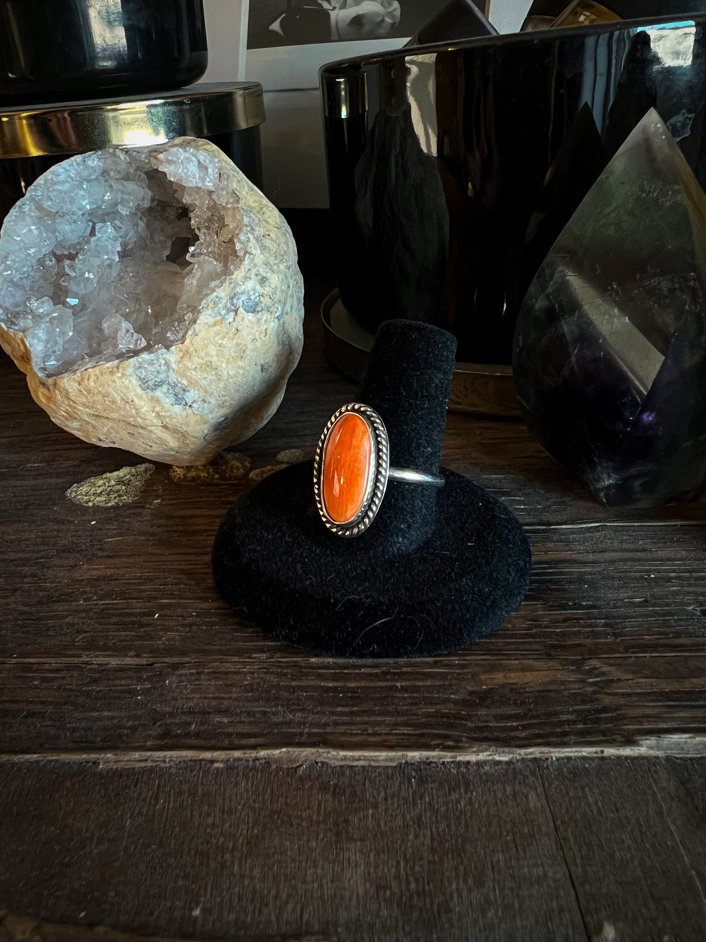 Orange Spiny Oyster Rings