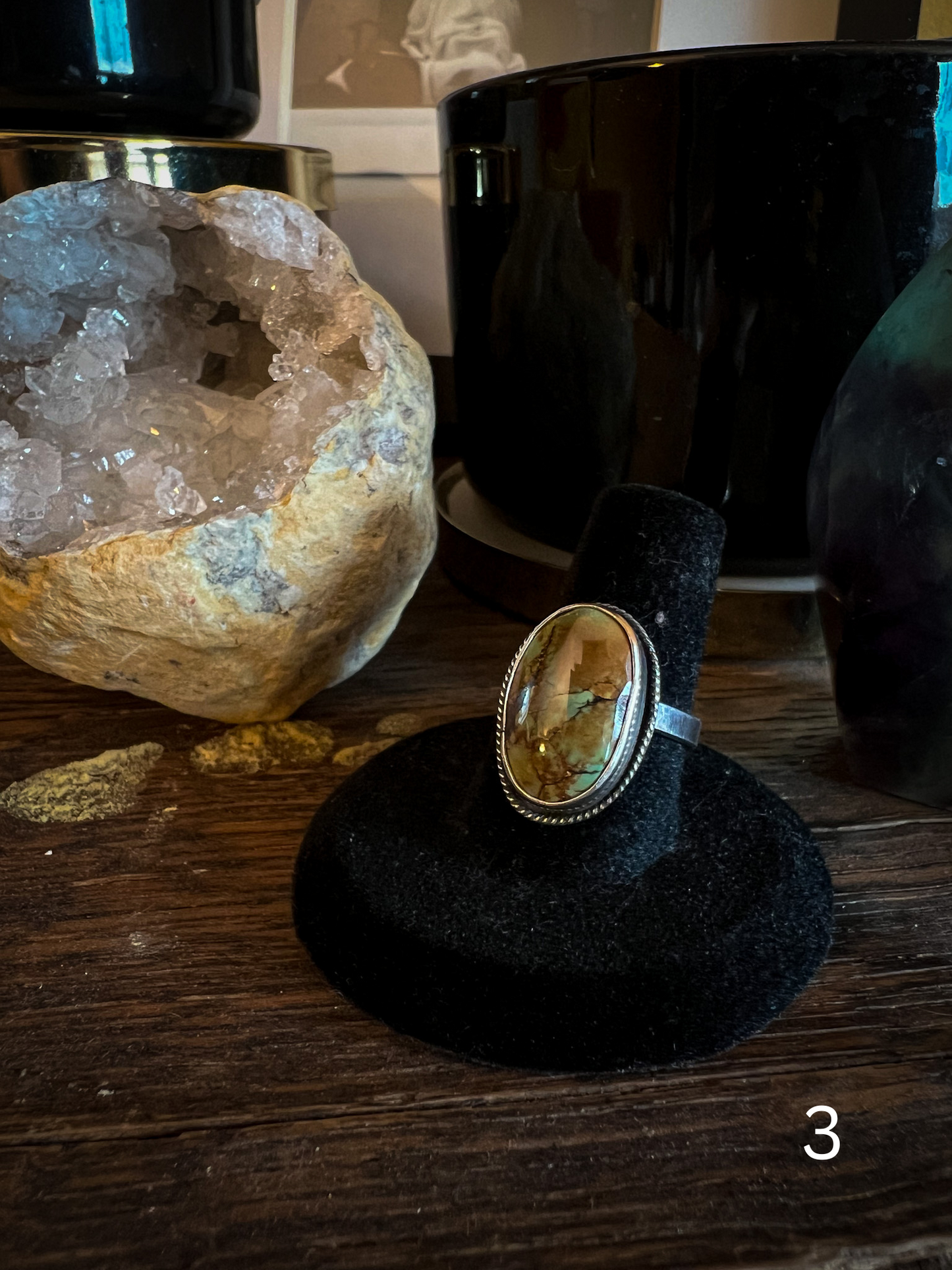 Oval - Mixed Turquoise Ring