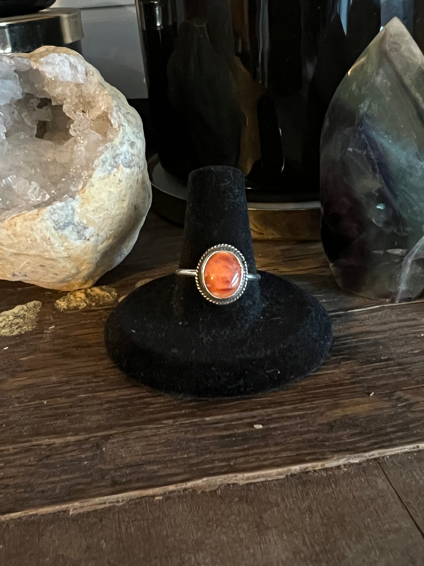 Orange Spiny Oyster Ring