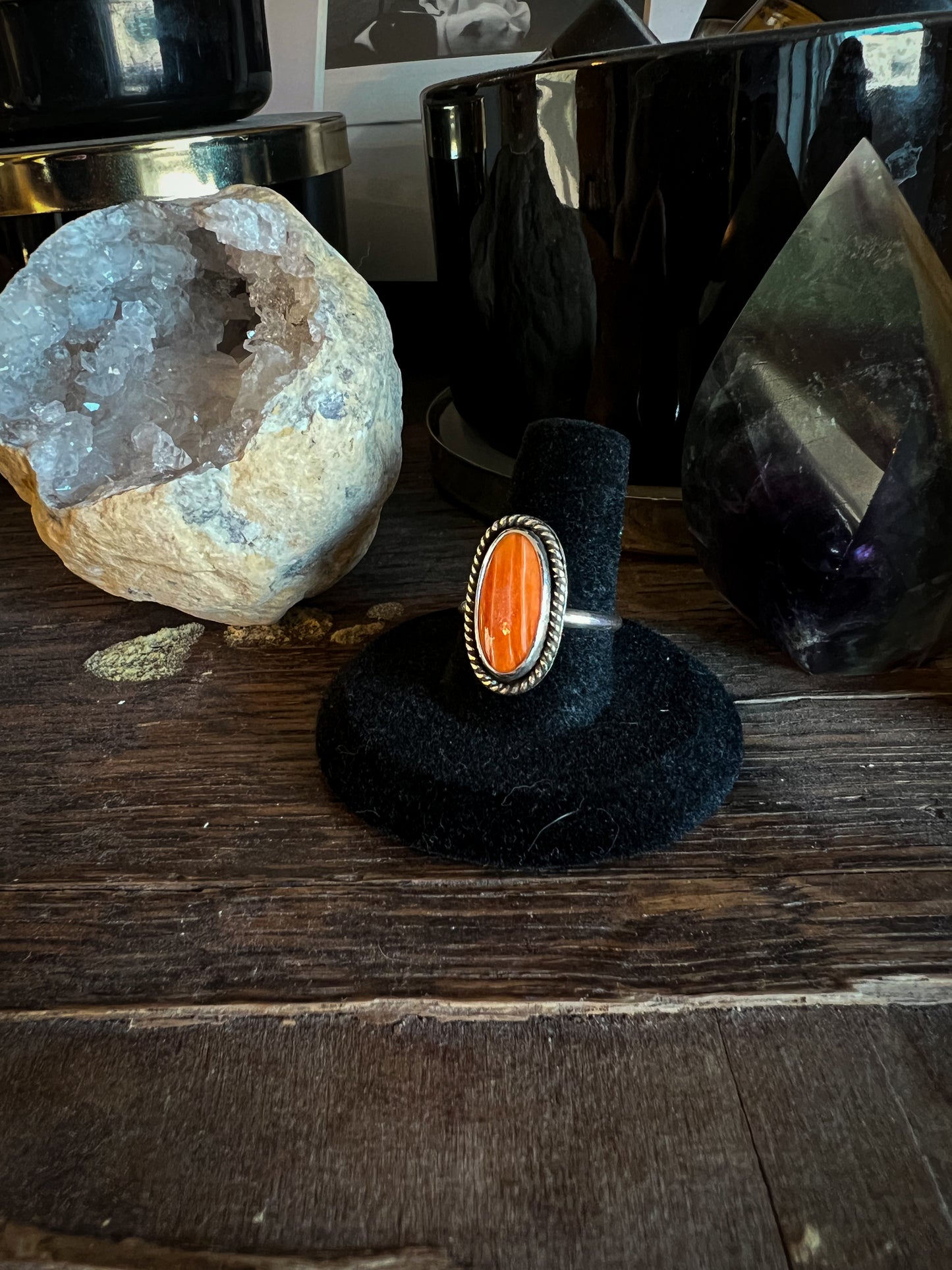 Orange Spiny Oyster Rings
