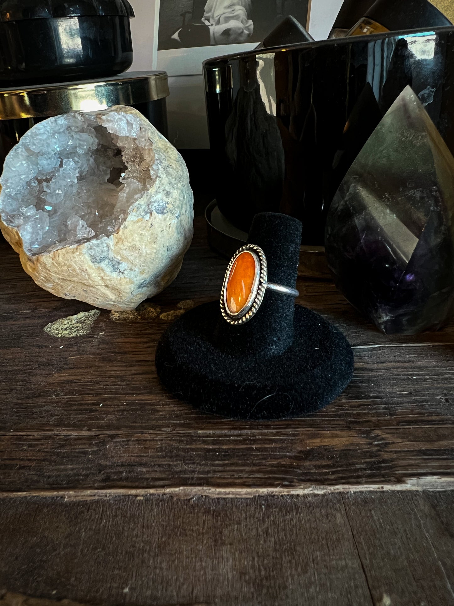Orange Spiny Oyster Rings