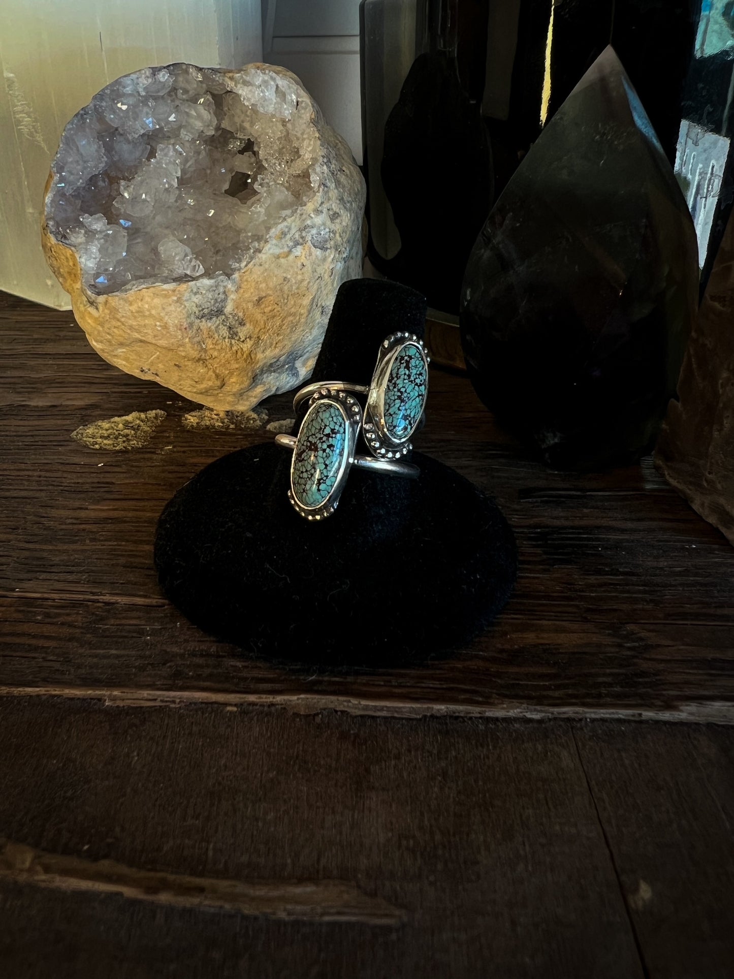 Green Egyptian Turquoise -Rings