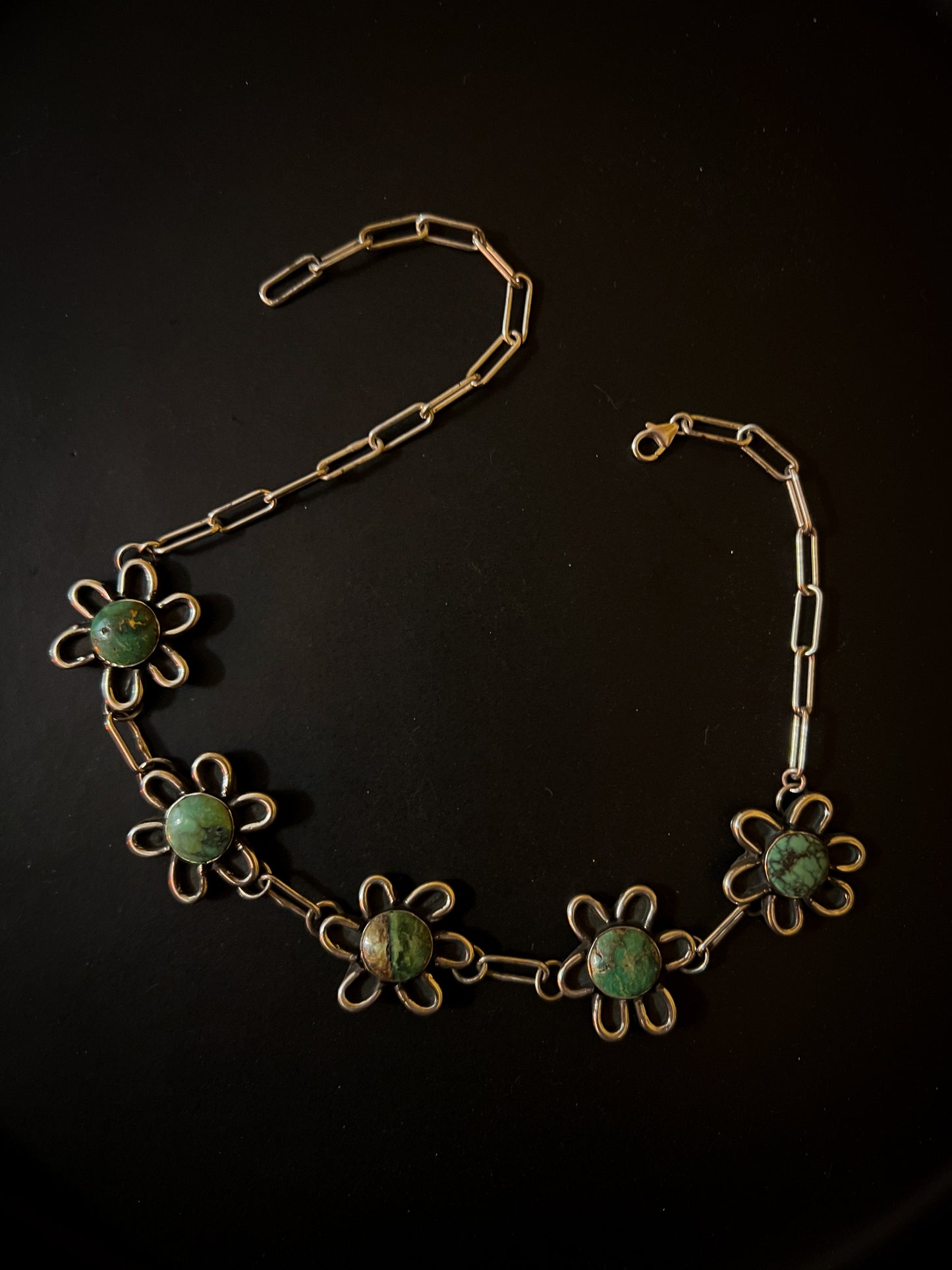 Flower Turquoise Choker