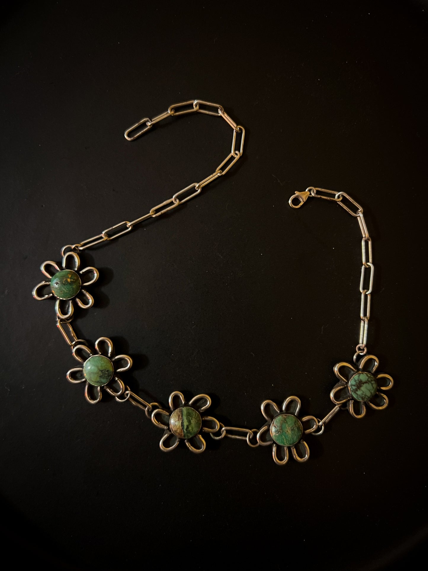 Flower Turquoise Choker