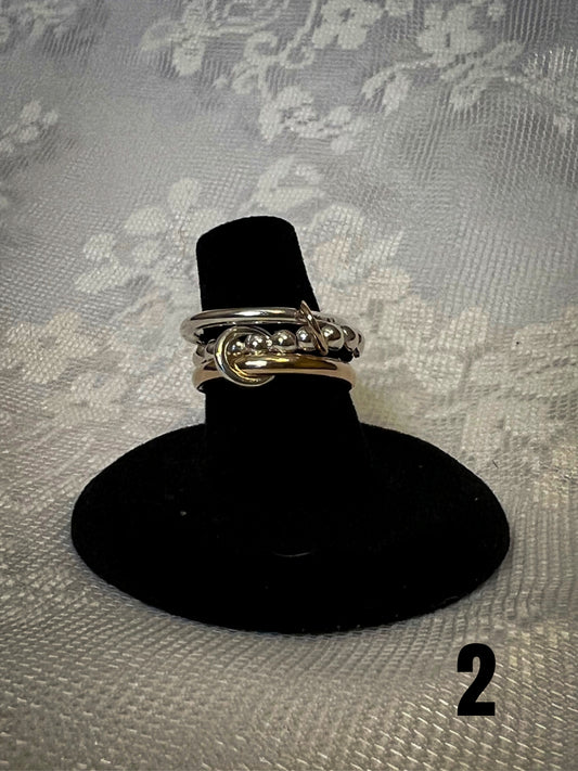 Triple stack rings