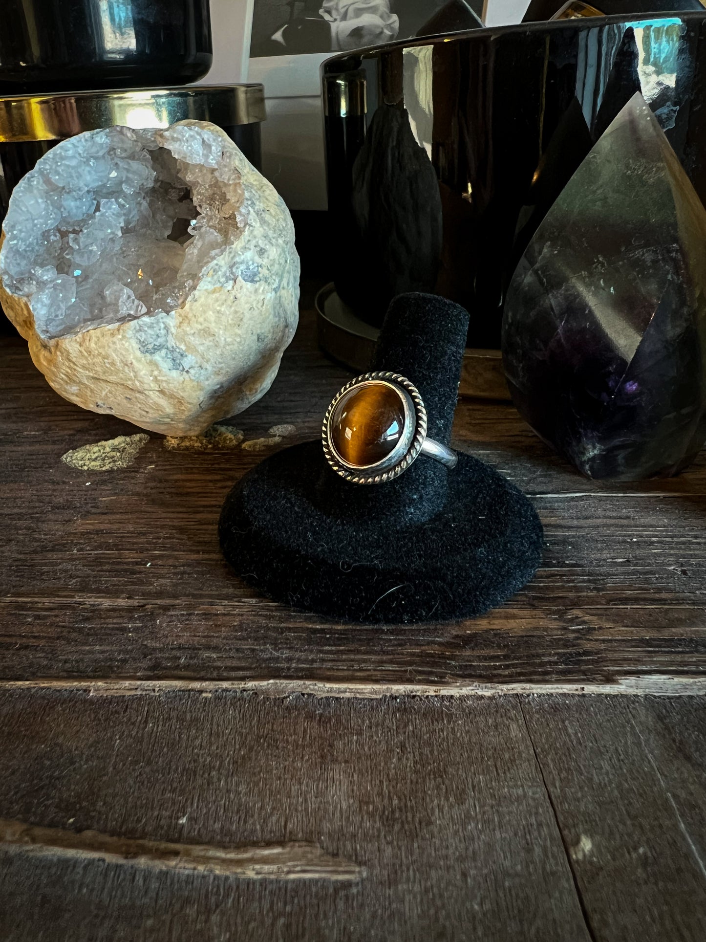 Tiger’s eyes ring