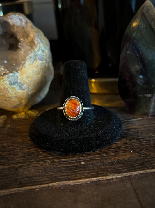 Orange Spiny Oyster Ring