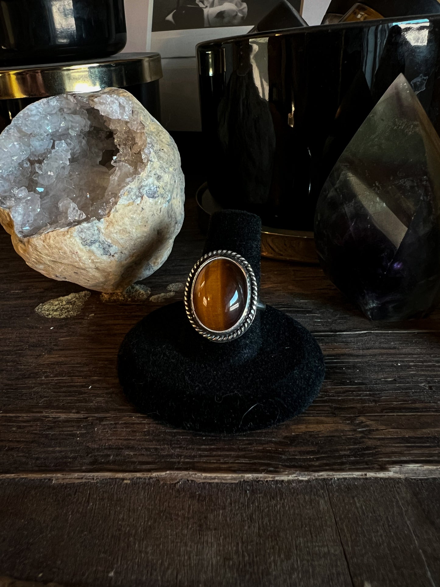 Tiger’s eyes ring