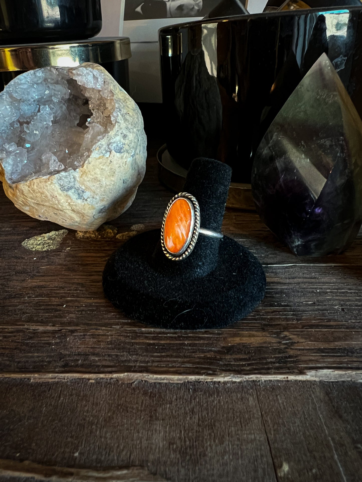 Orange Spiny Oyster Rings