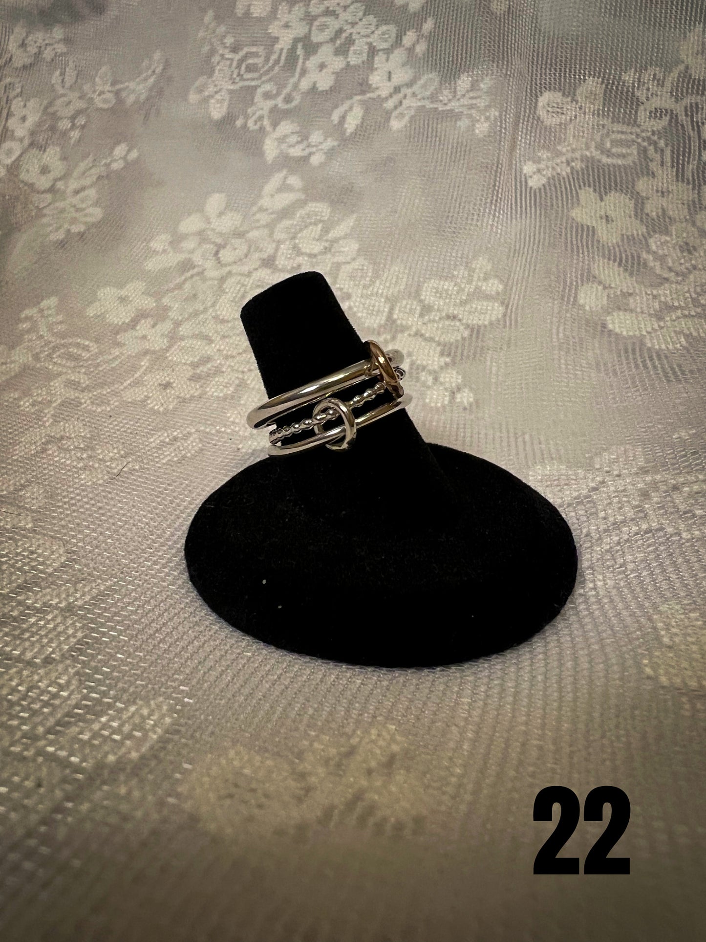 Triple stack rings