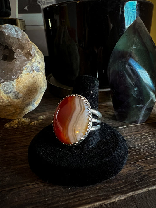 Botswana Agate Ring