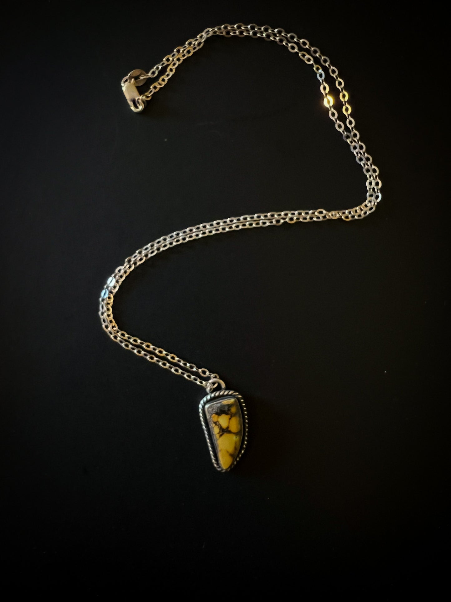 The Freeform Treasure Mountain Turquoise Necklace