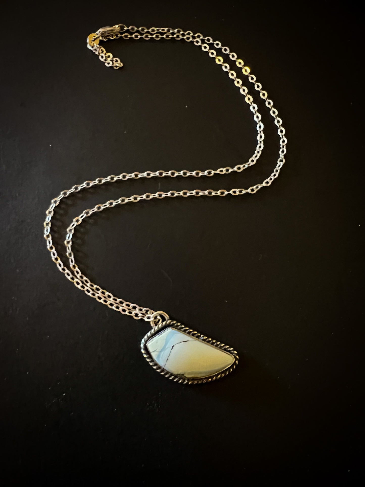 Freeform Treasure Mountain Turquoise Necklace