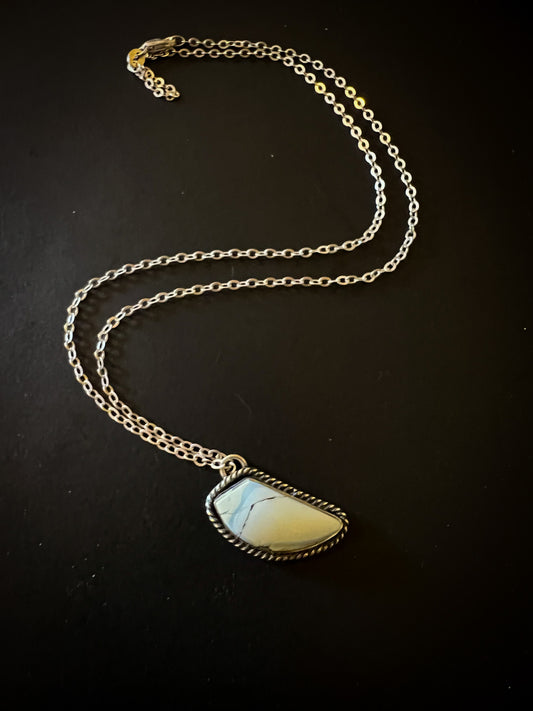 Freeform Treasure Mountain Turquoise Necklace