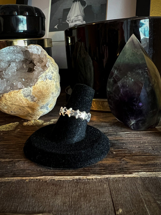 Sterling Silver stack _ Star