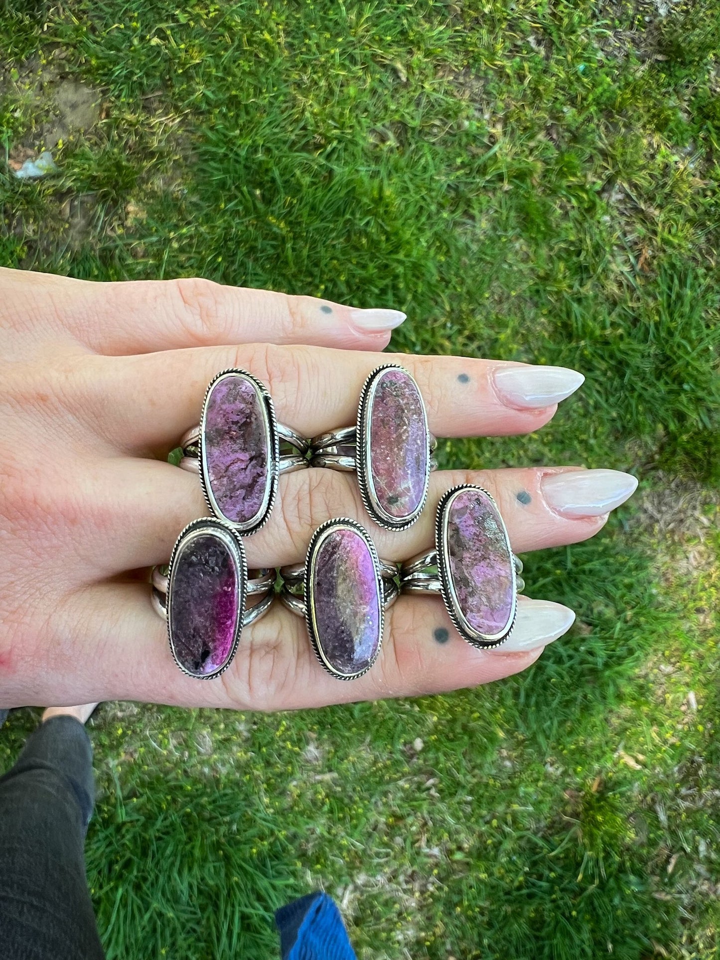 Pink Cobaltoan Calcite Ring