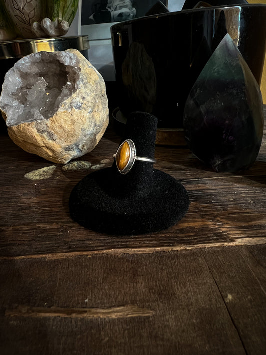 Tigers Eye Ring- 002